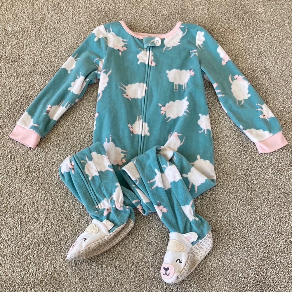 Fleece footed pj